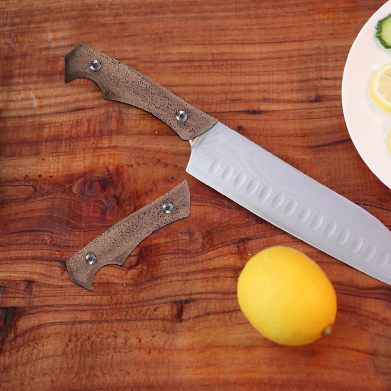 Japanese Knife - Премиальная деревянная рукоятка для ножа из