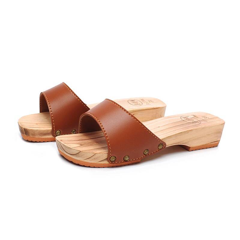 Geta Wooden Sandal - Женские деревянные тапочки, летние японские деревянные