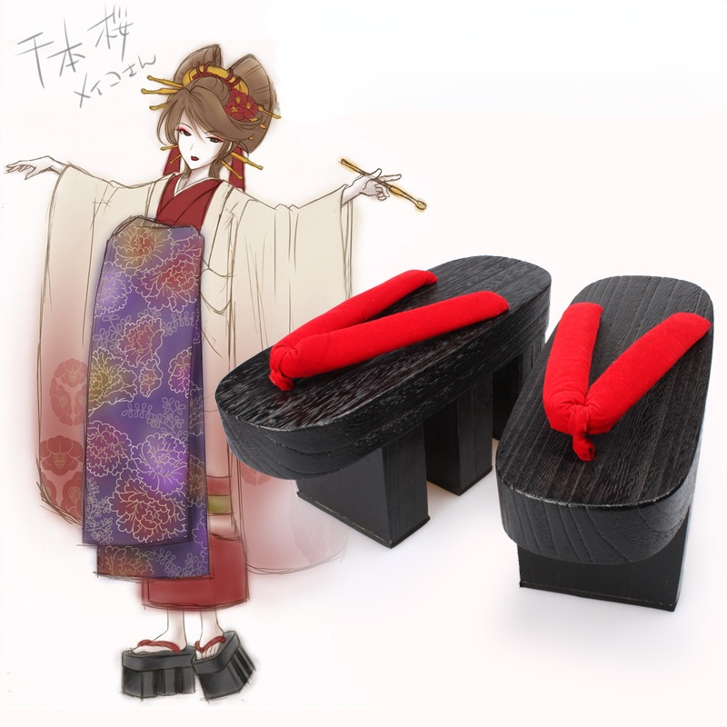 Шлепанцы женские деревянные в  – обзор и цена Geta Wooden Sandal