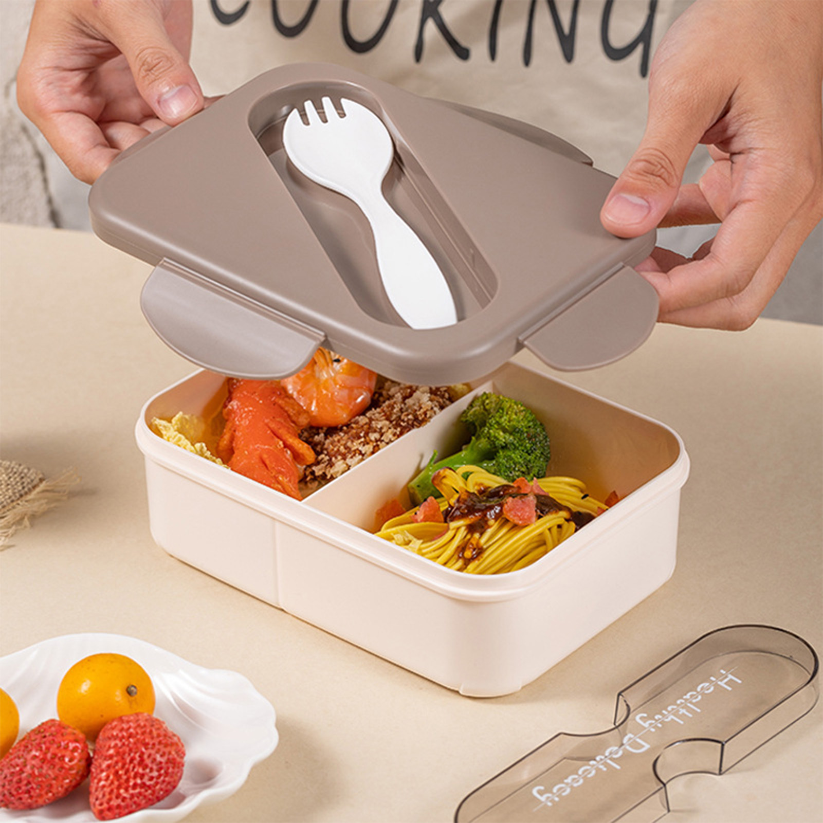 Студенческий ланч-бокс с вилко – обзор и цена Bento Box