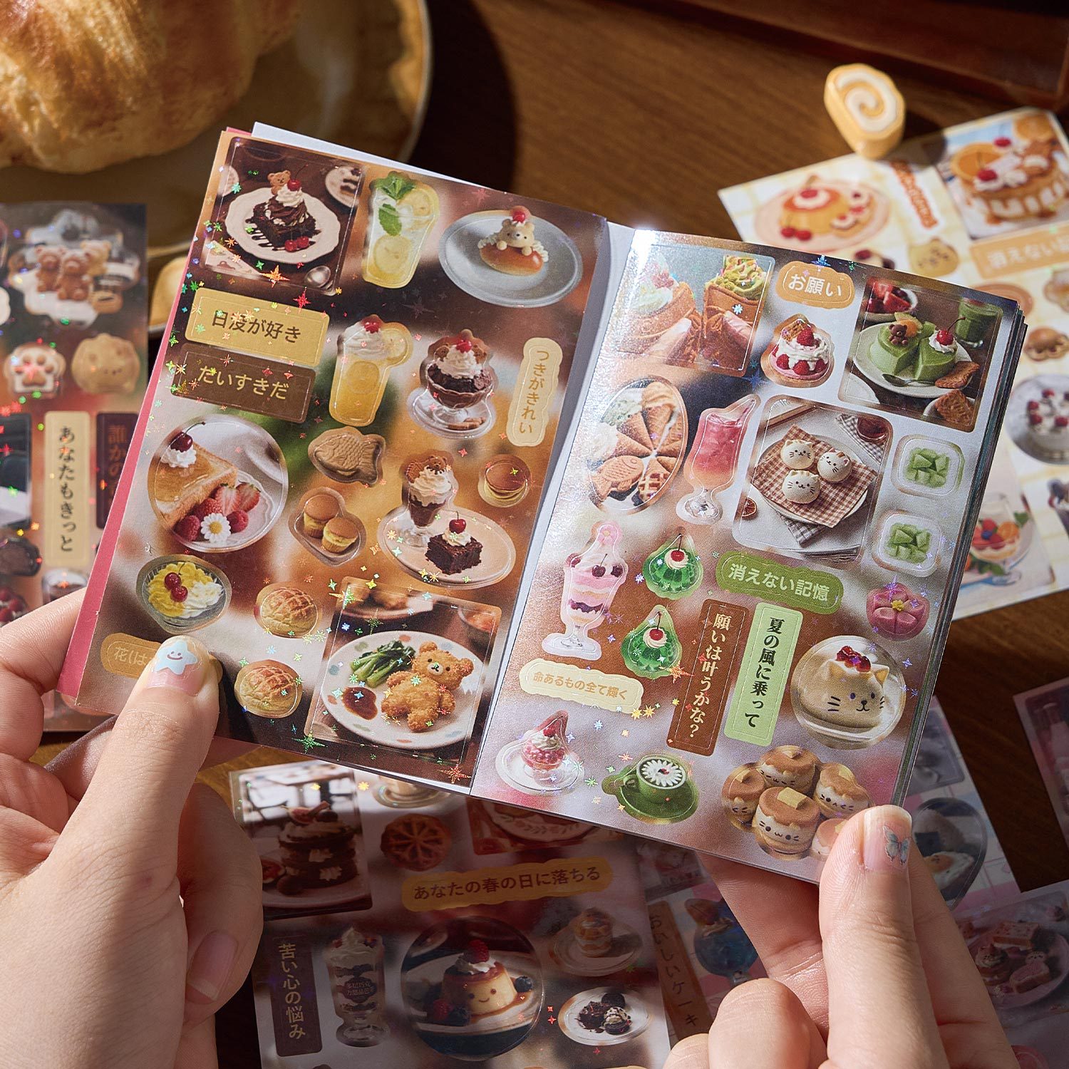 Книга с мембранными наклейками – обзор и цена Japanese Snacks